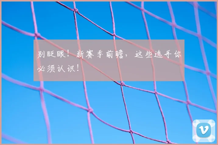 别眨眼！新赛季前瞻，这些选手你必须认识！